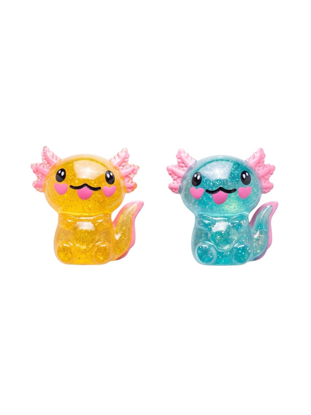New / Sealed BUNDLE of 2 Axolotl Sugar Squishies Viral Gift Stocking Stuffer